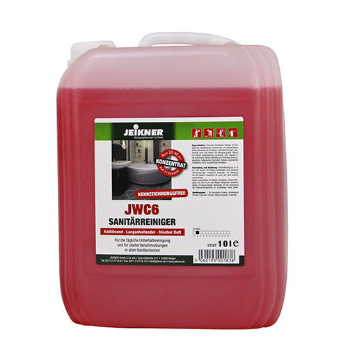 Jeikner JWC6  WC + Sanitärreiniger Gel, 10 L Kanister