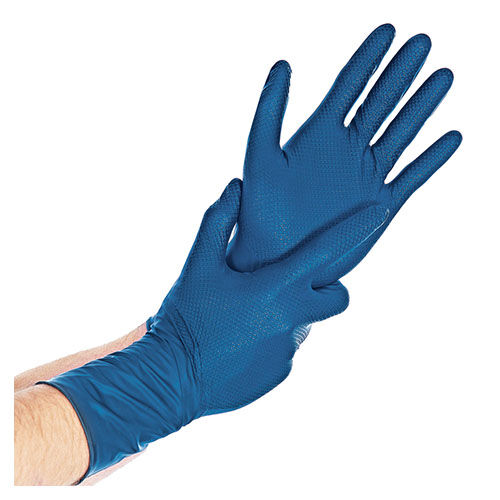 Nitril-Handschuhe POWER-GRIP-LONG, Blau