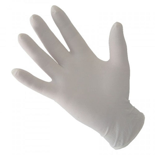 Latex-Einweghandschuhe, weiß, gepudert oder ungepudert
