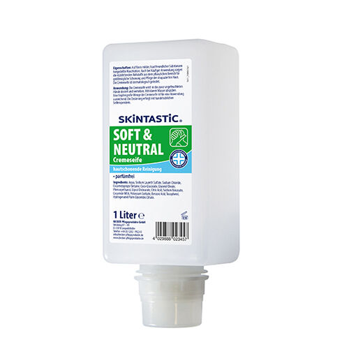 Skintastic soft & neutral – Cremeseife, 1 L Softflasche
