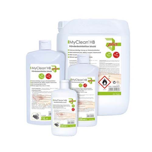 MyClean HB Händedesinfektion biozid 500ml