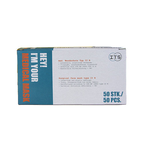Medizinischer Mundnasenschutz TYP IIR, 50 Stück