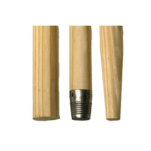 Besenstiele Holz mit Gewinde 24 mm Ø