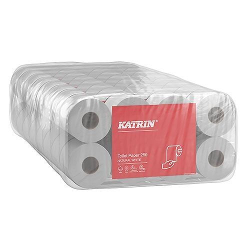 Katrin Basic Toilettenpapier, 2-lagig, 250 Blatt, 64 Rollen