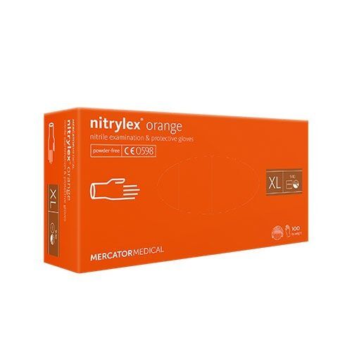 Mercator nitrylex orange Nitrilhandschuhe