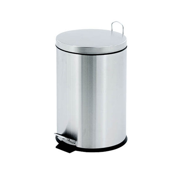 Metall Pedal-Abfalleimer, 5 L, Edelstahl