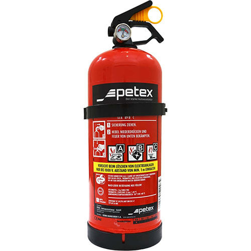 PETEX Feuerlöscher nach DIN EN3, 2 kg