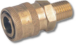 Schnellkupplung 1/4" Außengewinde Messing