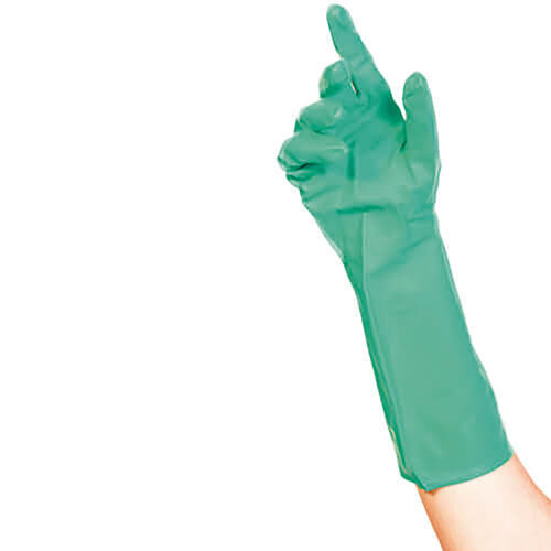 Nitril Handschuh, grün, Größe S / 7