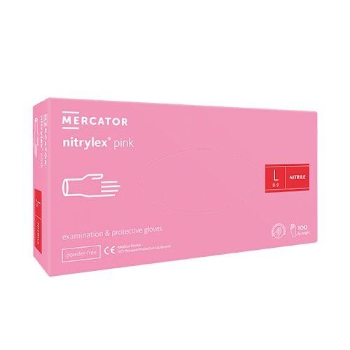 Mercator nitrylex pink Nitrilhandschuhe