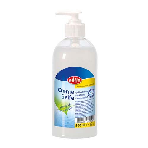 eilfix Cremeseife im Pumpspender, Aprikose, 500 ml